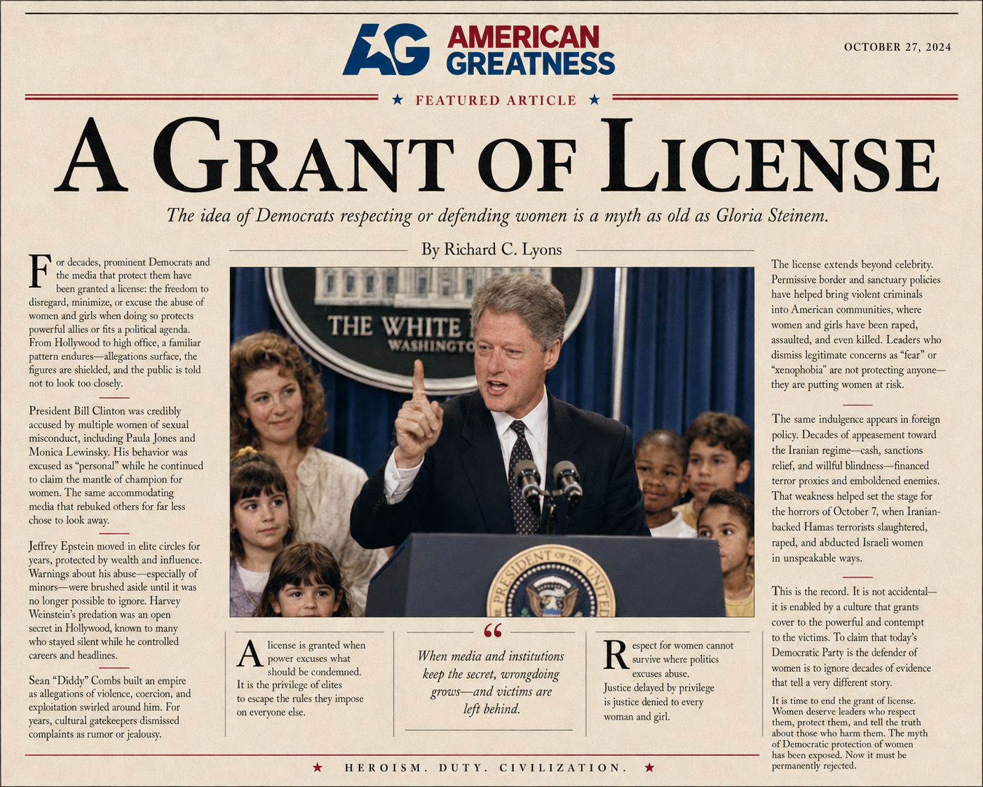 A Grant of License