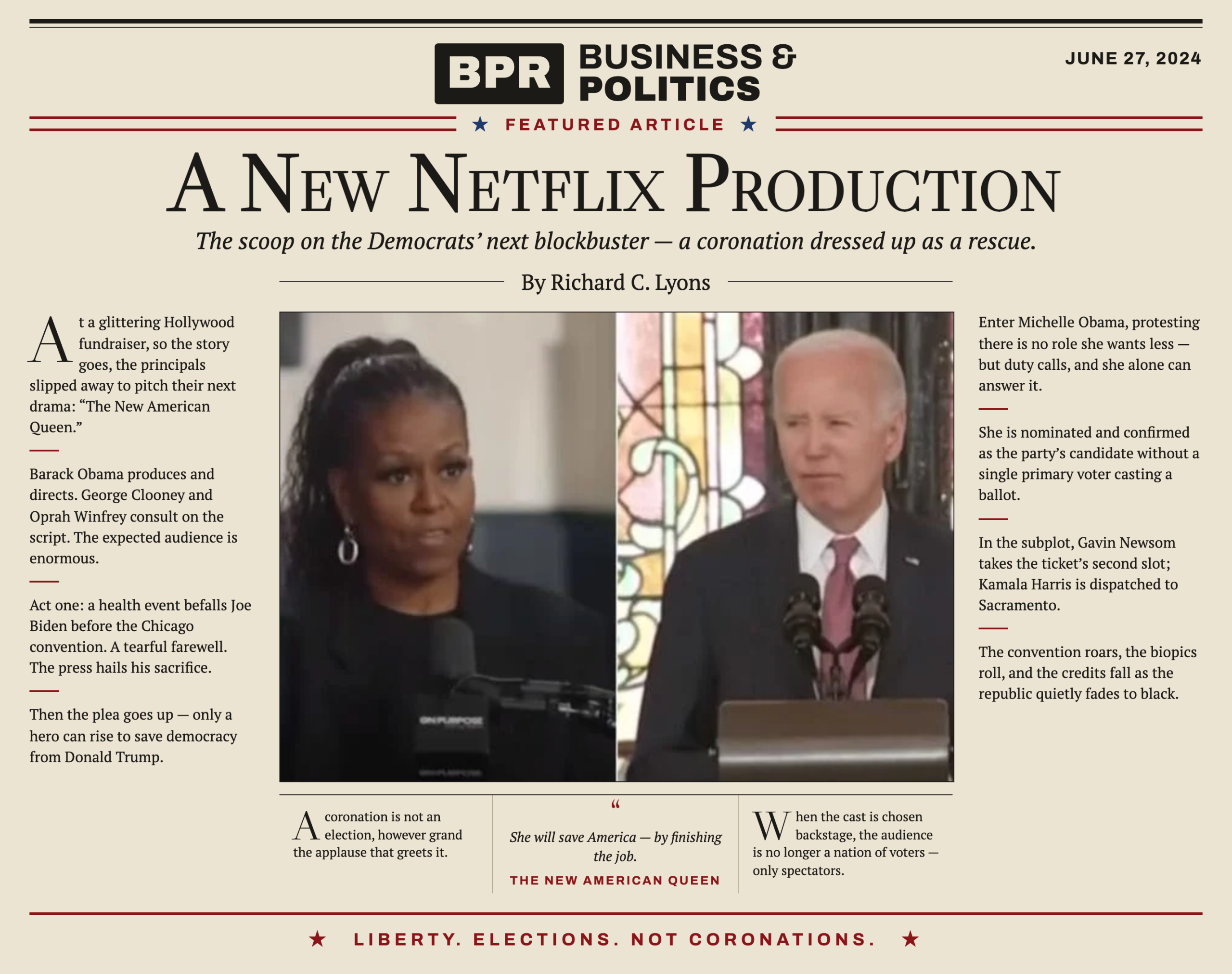 A new Netflix production