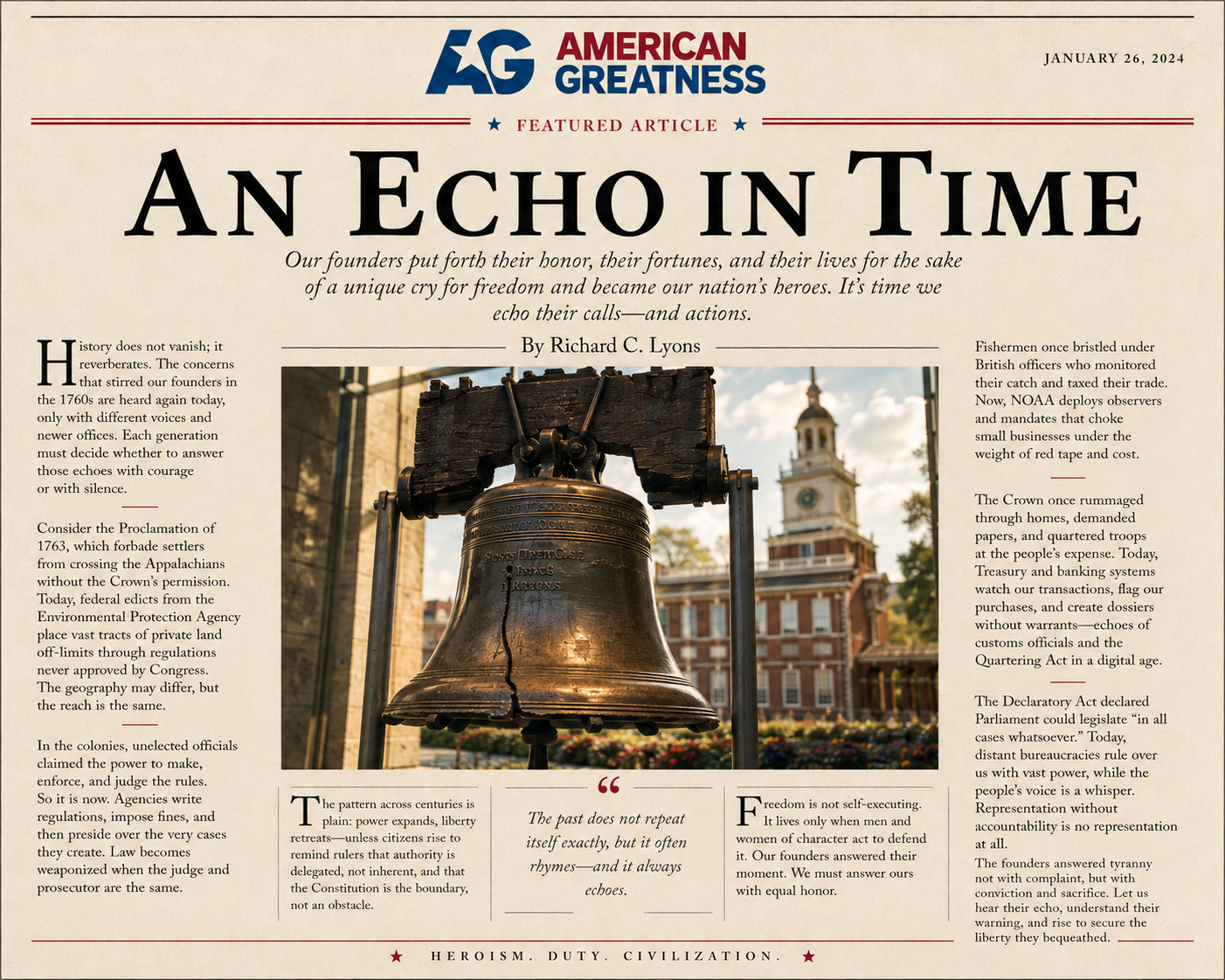 An Echo in Time