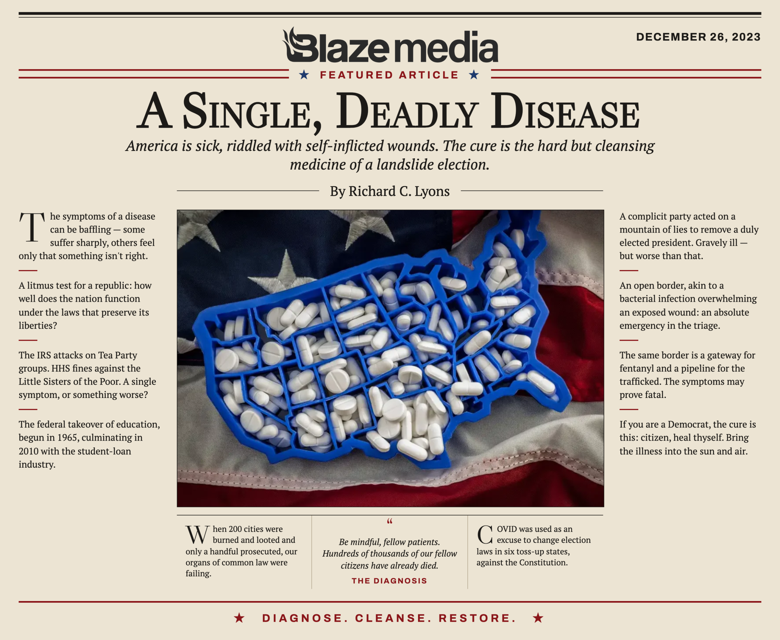 Baffling symptoms point to a single, deadly disease