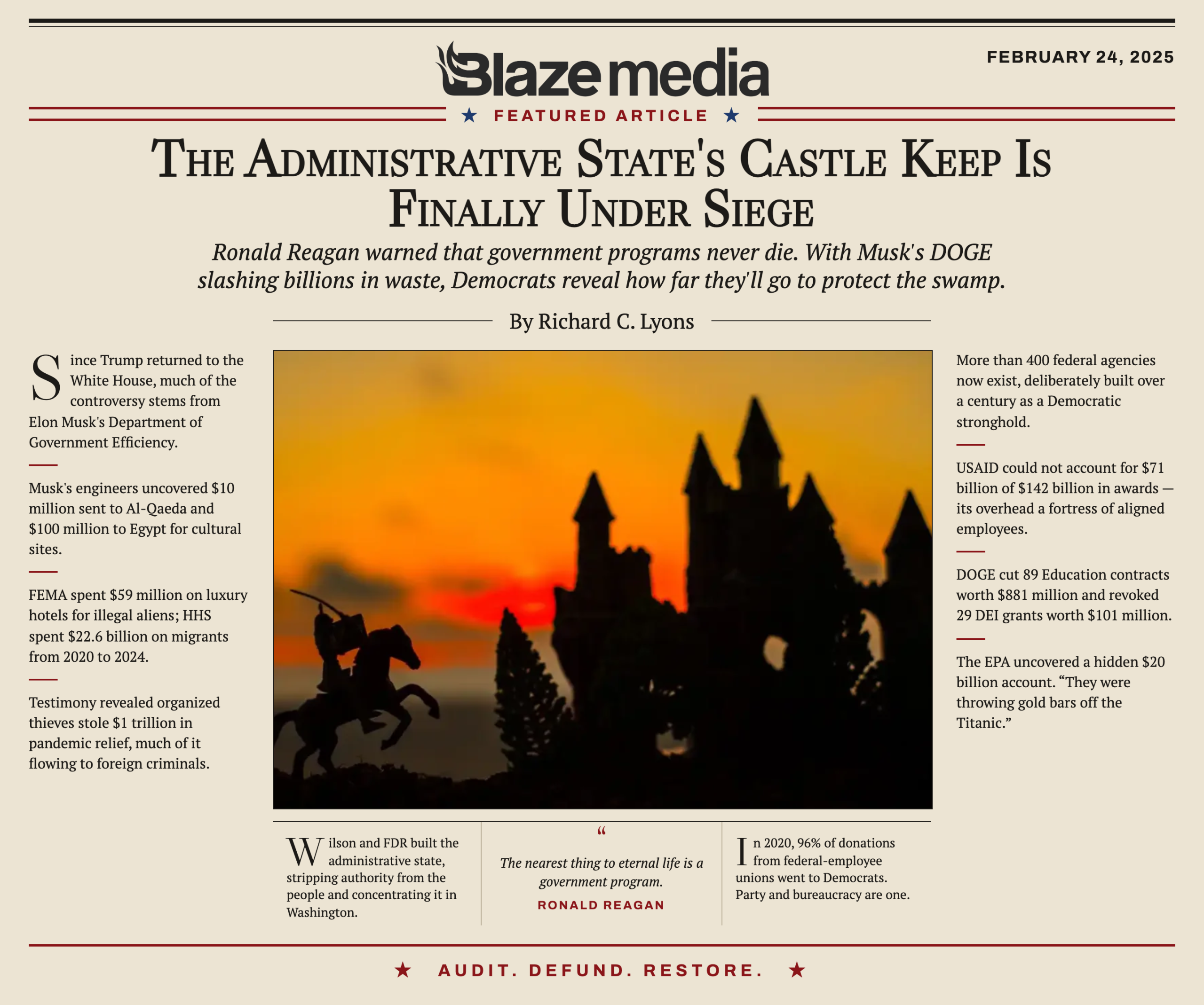 The administrative state's castle keep is finally under siege