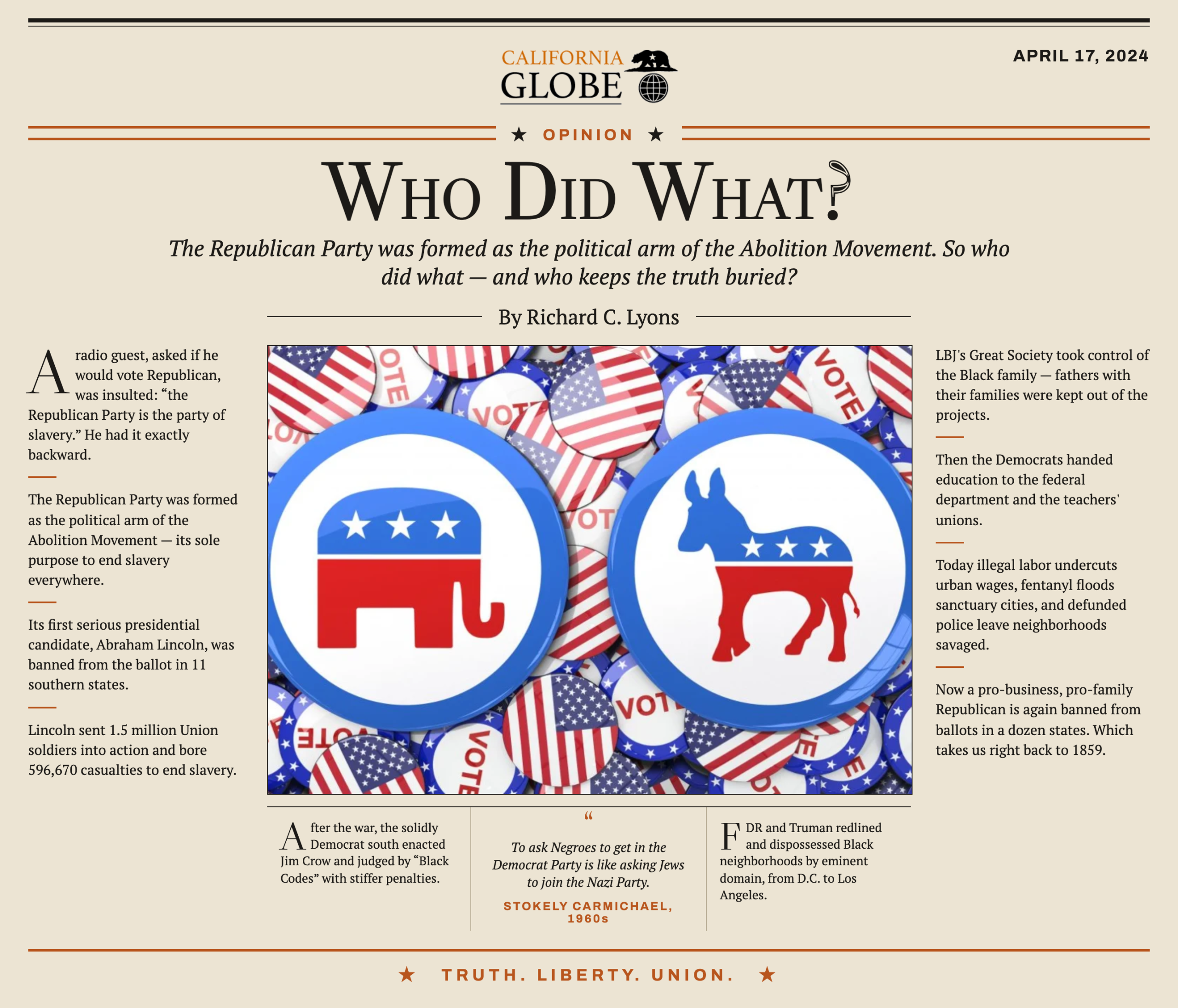 Who Did What?