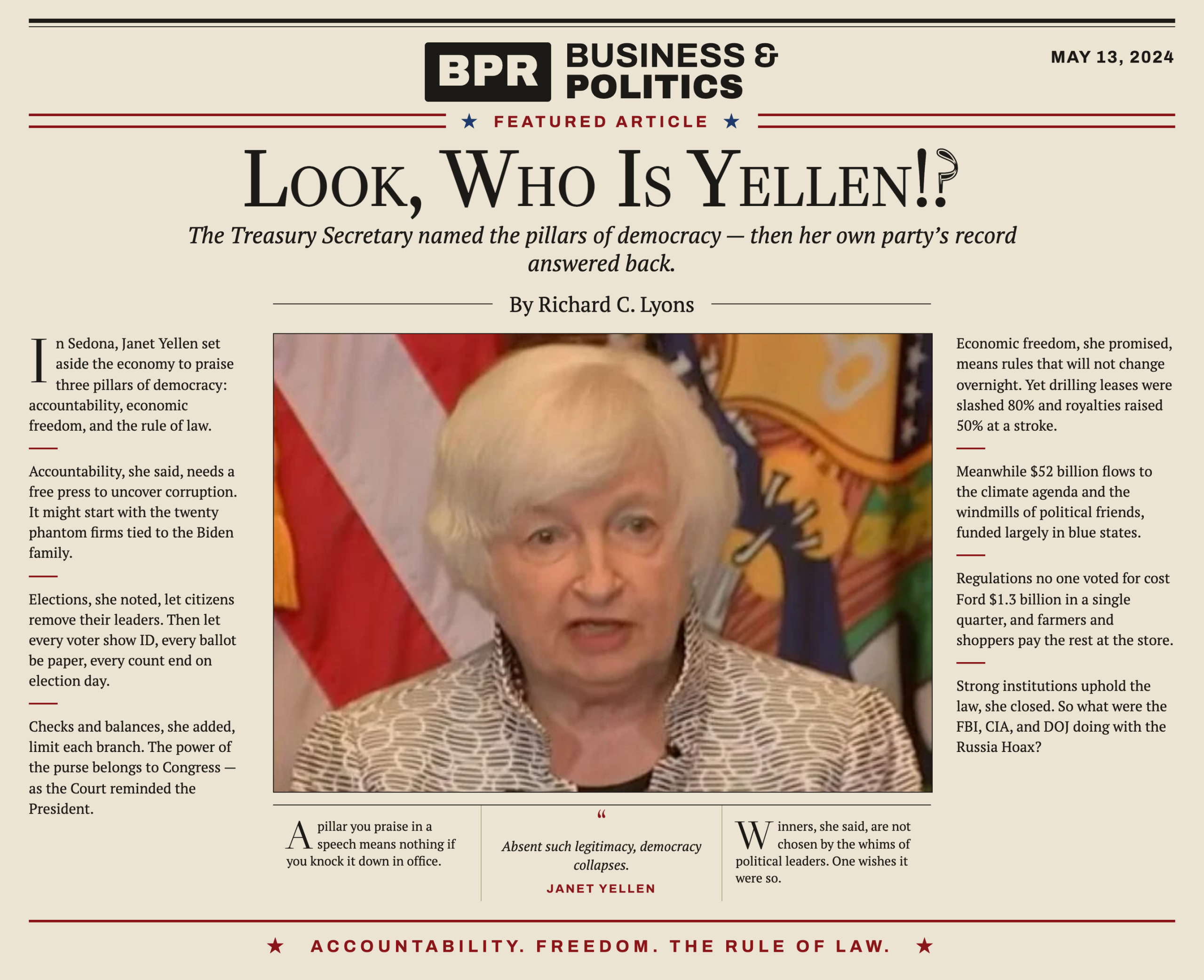 Look, who is Yellen!?