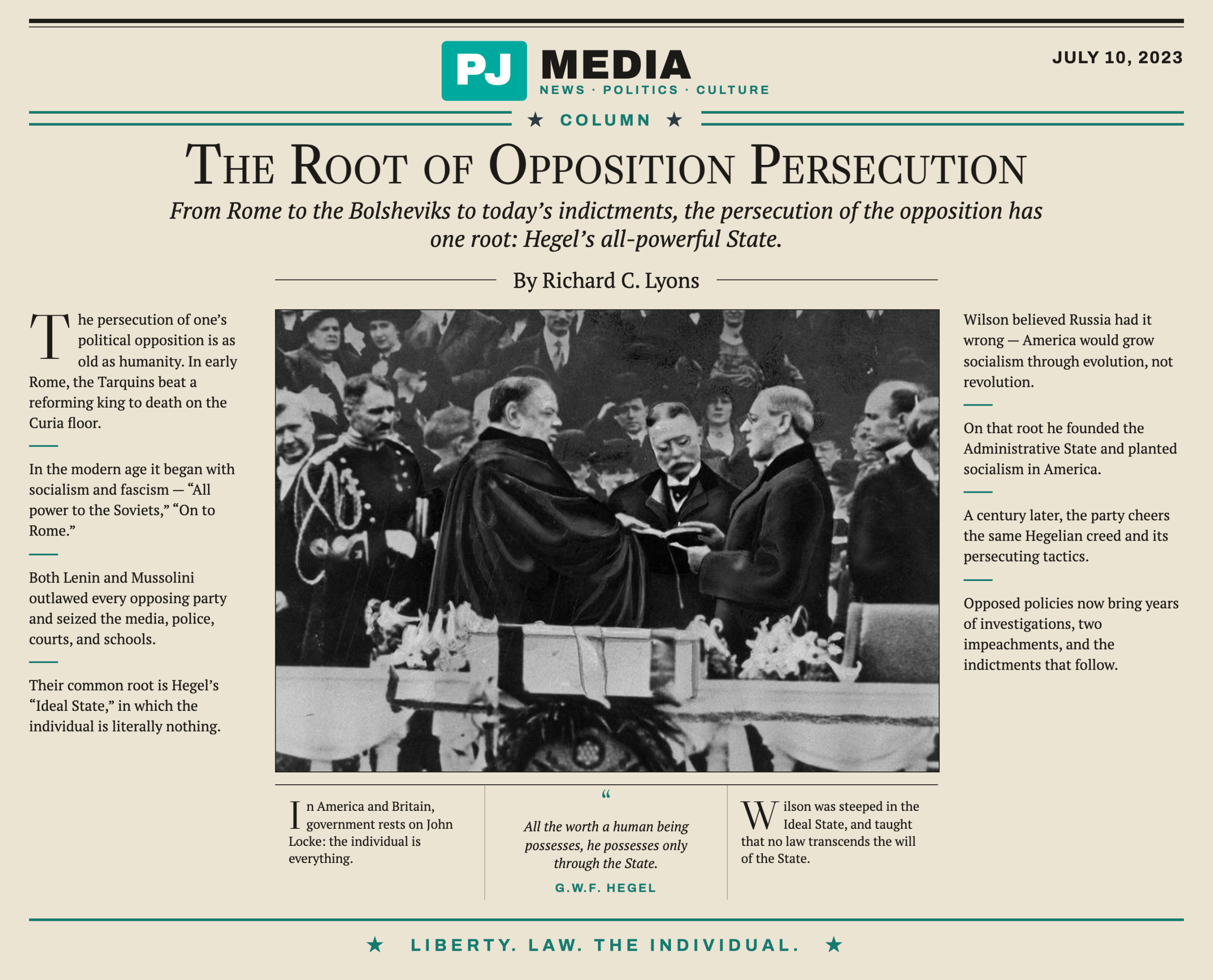 The Root of Opposition Persecution
