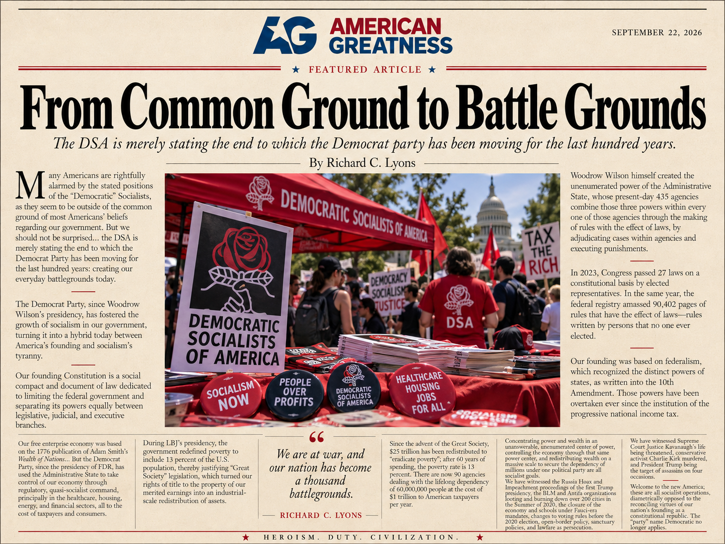 From Common Ground to Battle Grounds
